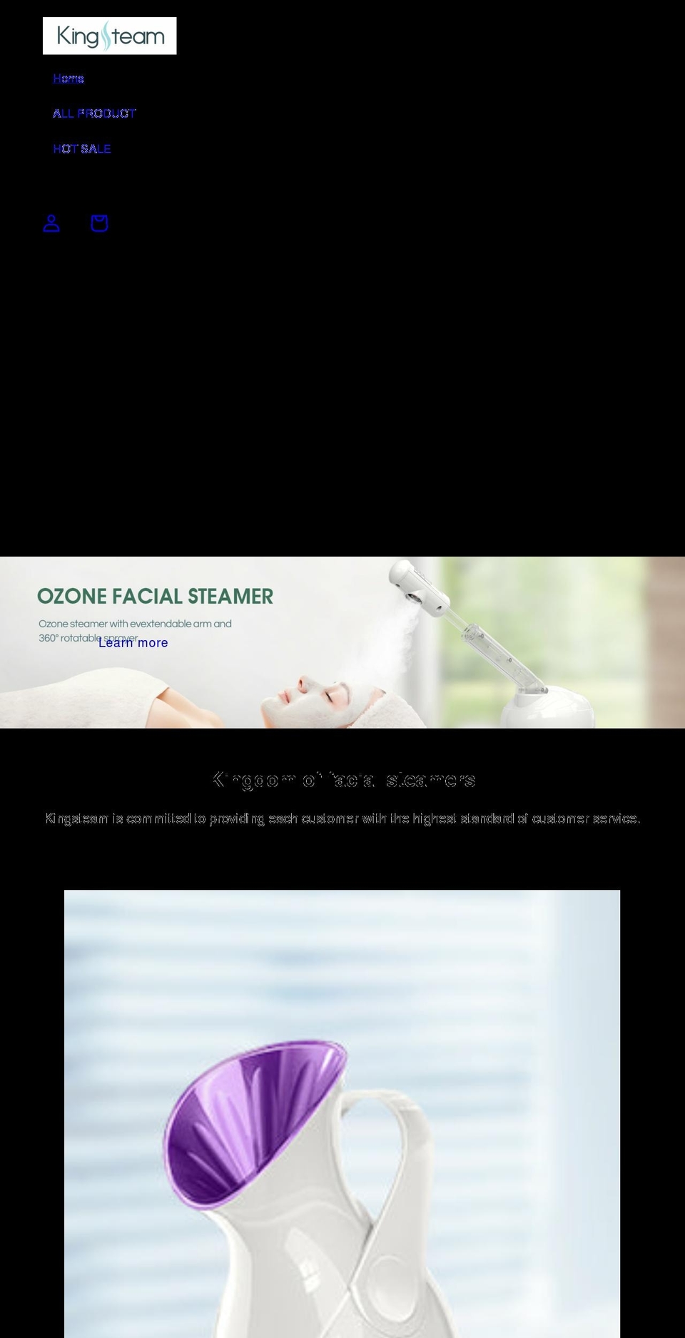 kingsteam.com shopify website screenshot
