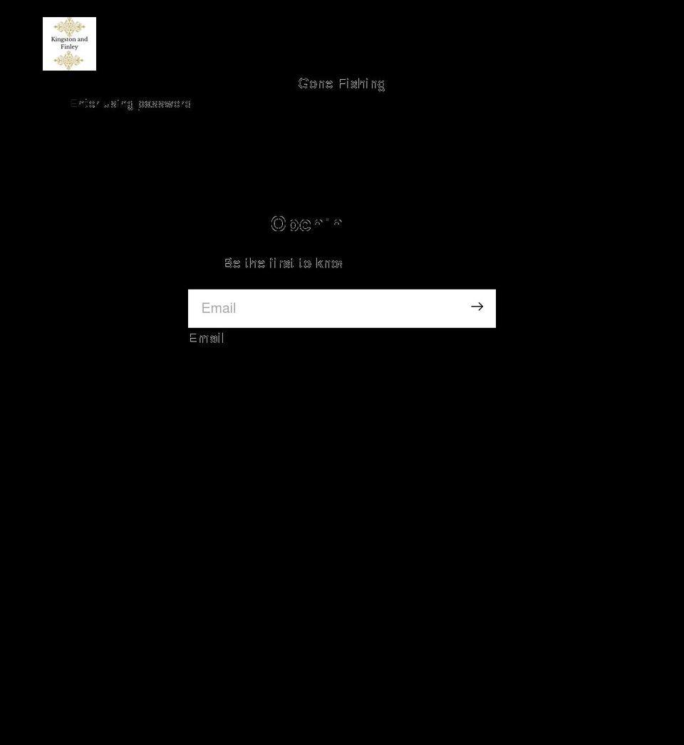 kingstonandfinley.com shopify website screenshot