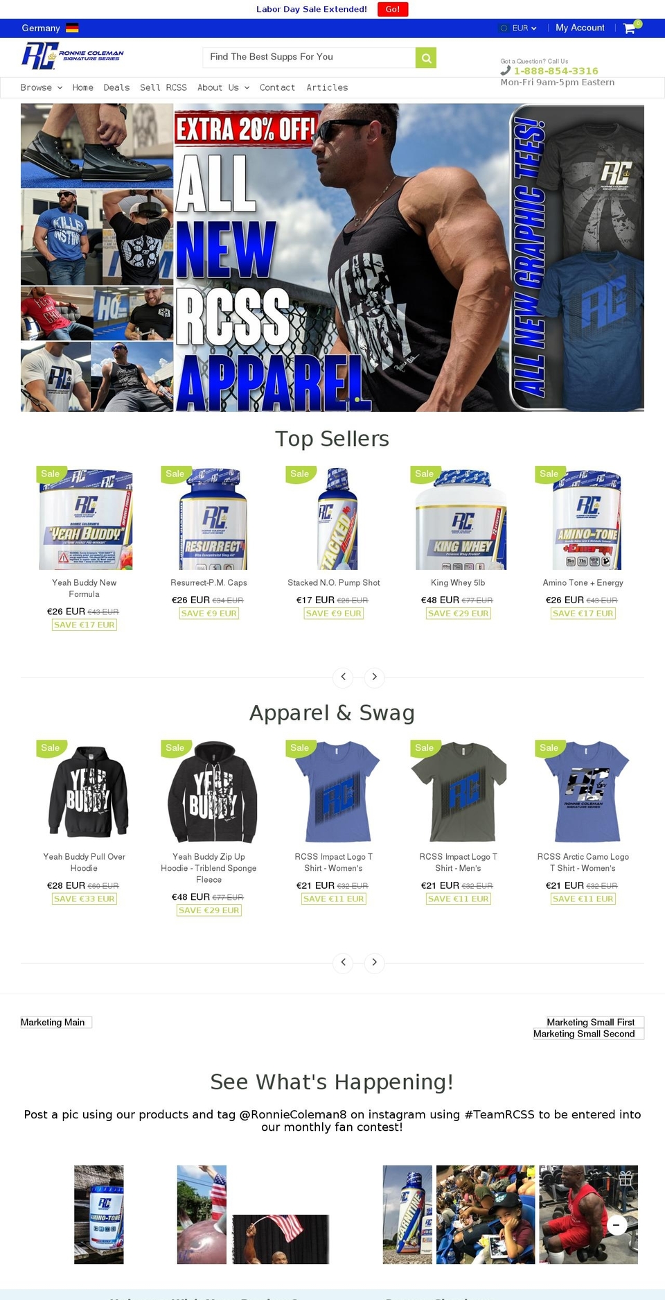 kingwheybar.com — Shopify storefront screenshot