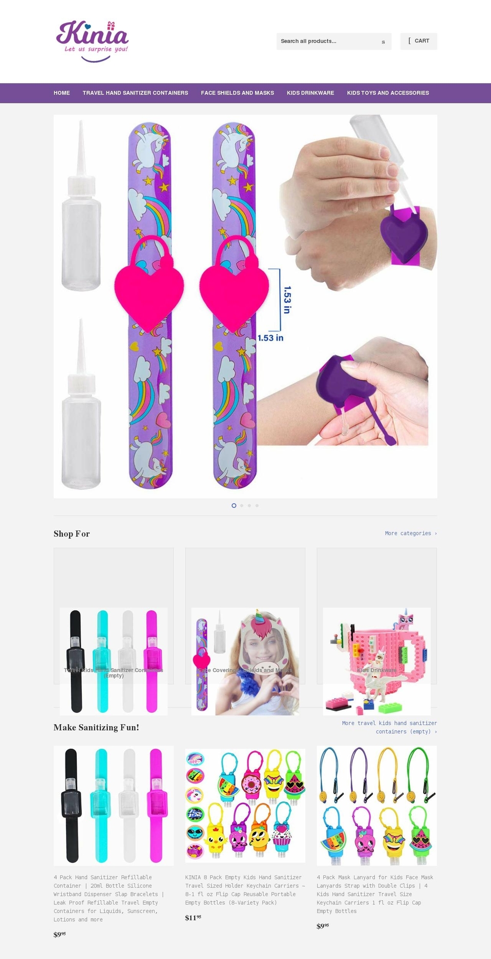 kiniaus.com shopify website screenshot