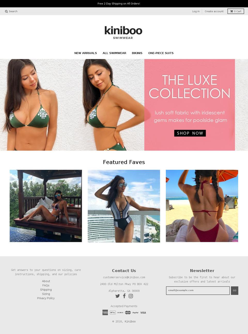 kiniboo.com — Shopify storefront screenshot