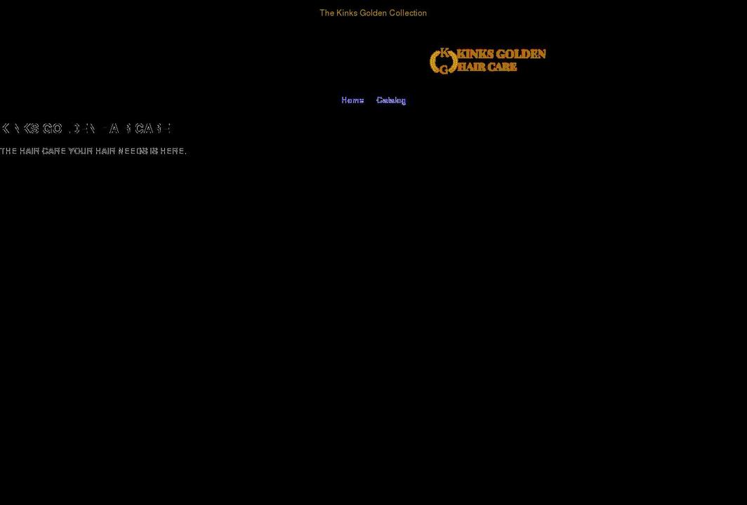 kinksgoldenhc.com shopify website screenshot