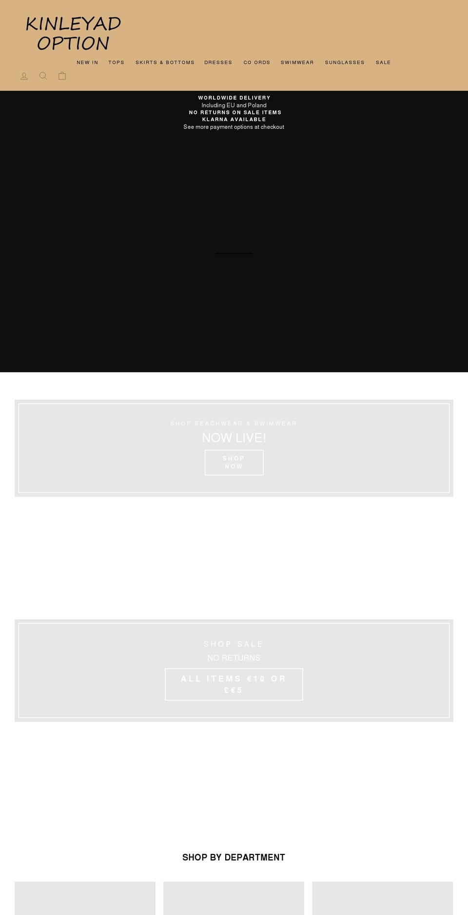 kinleyadoption.com shopify website screenshot