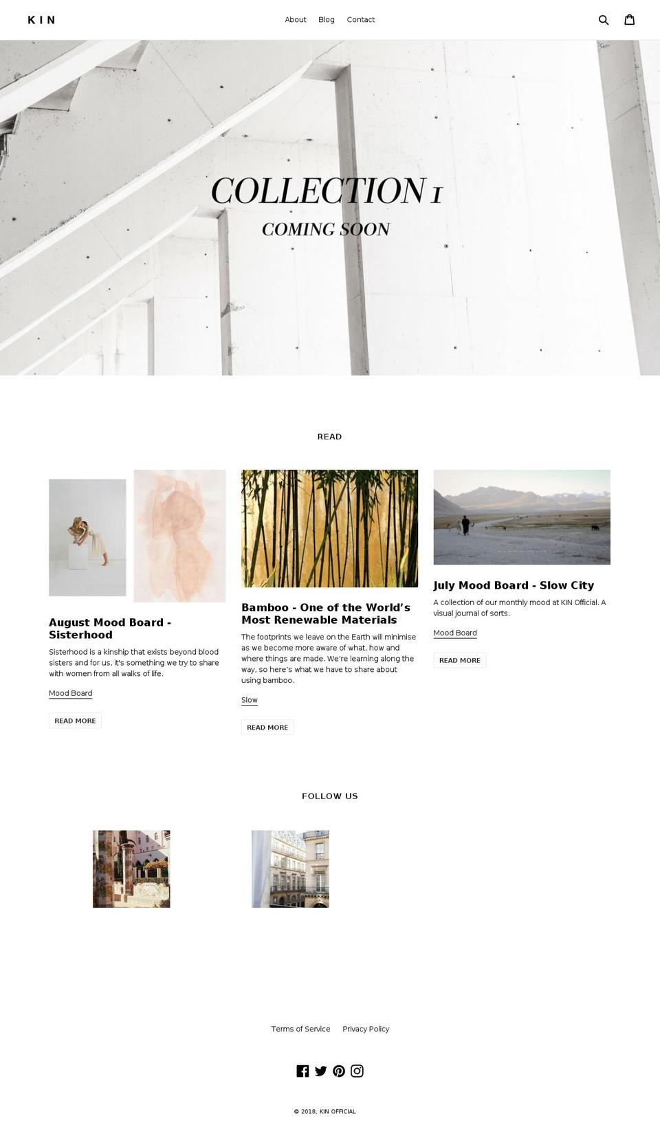kinofficial.com — Shopify storefront screenshot