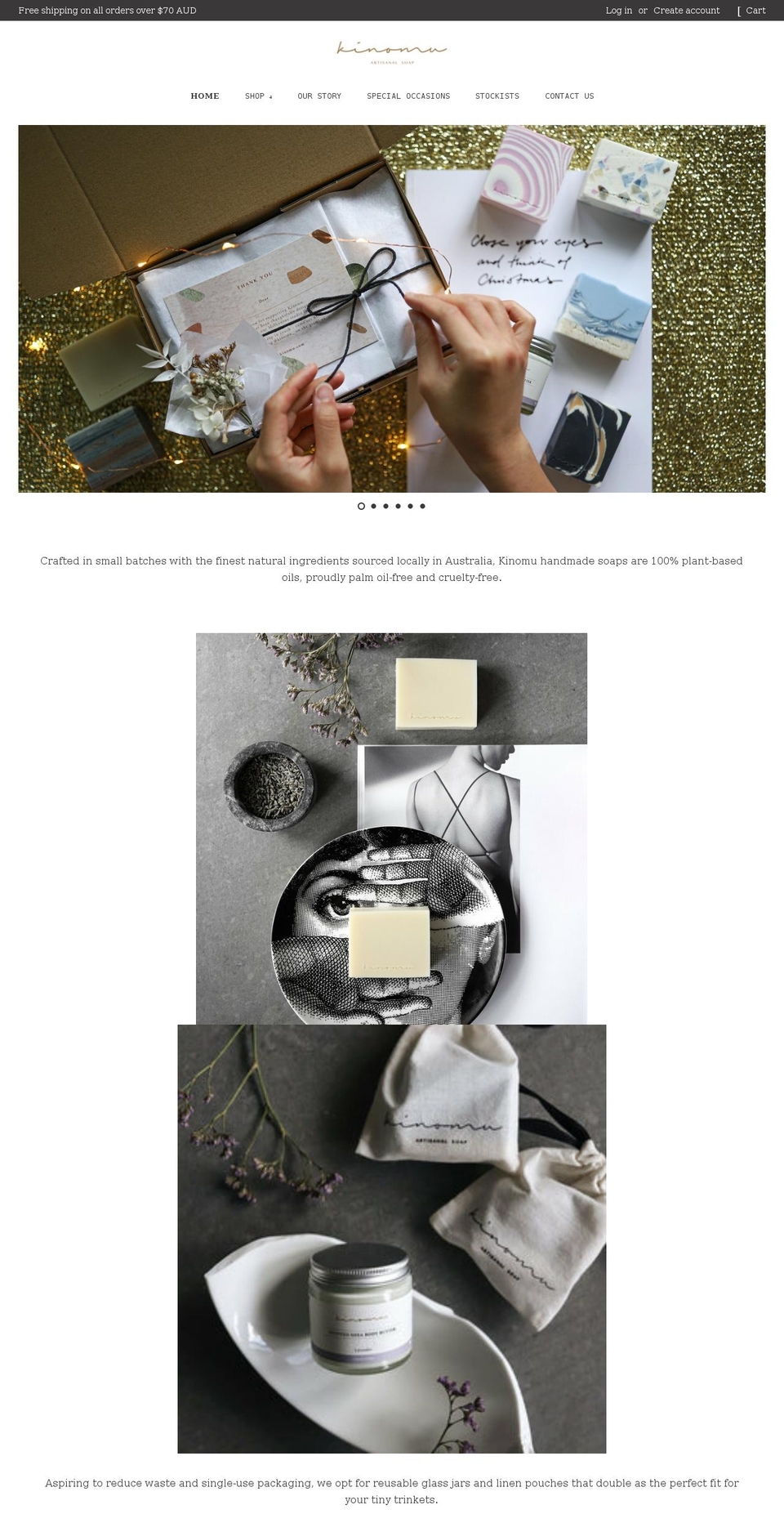 kinomu.com shopify website screenshot