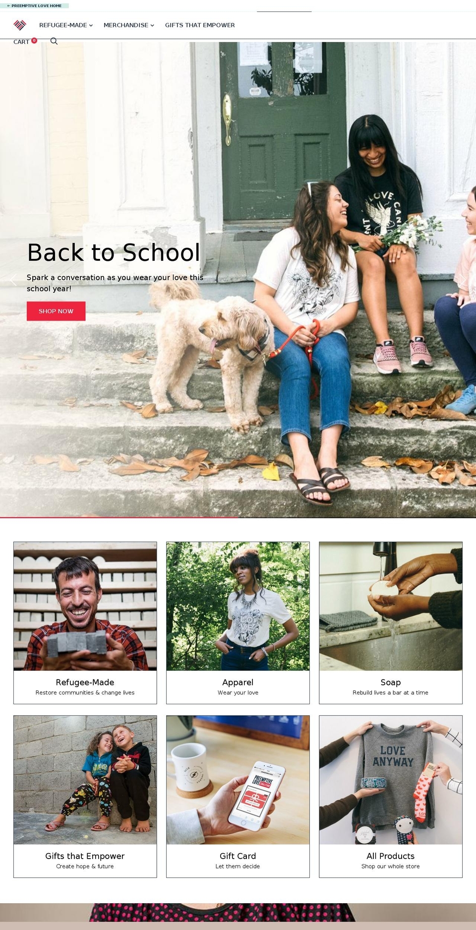 kinsmansupply.org shopify website screenshot