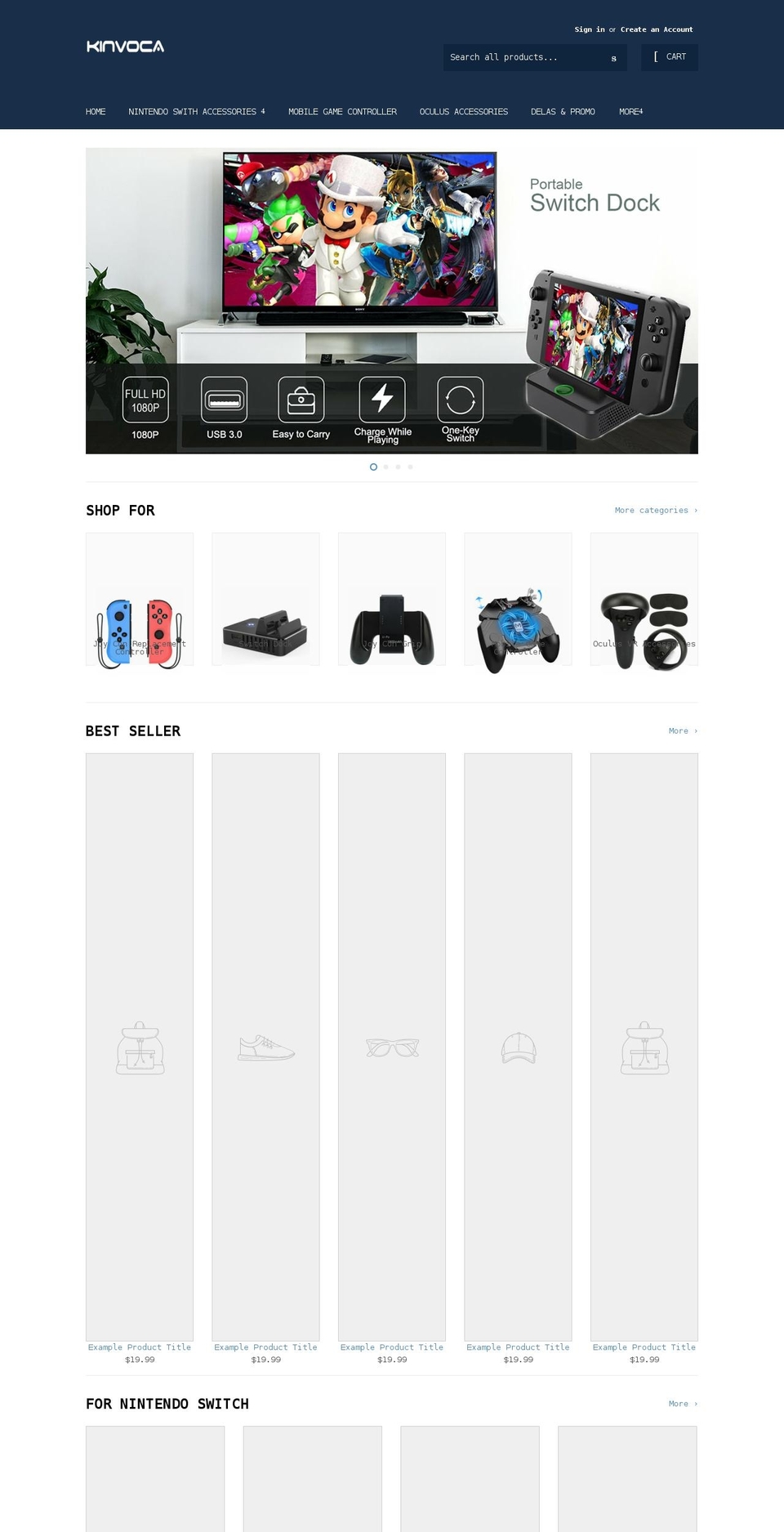 kinvocatech.com shopify website screenshot