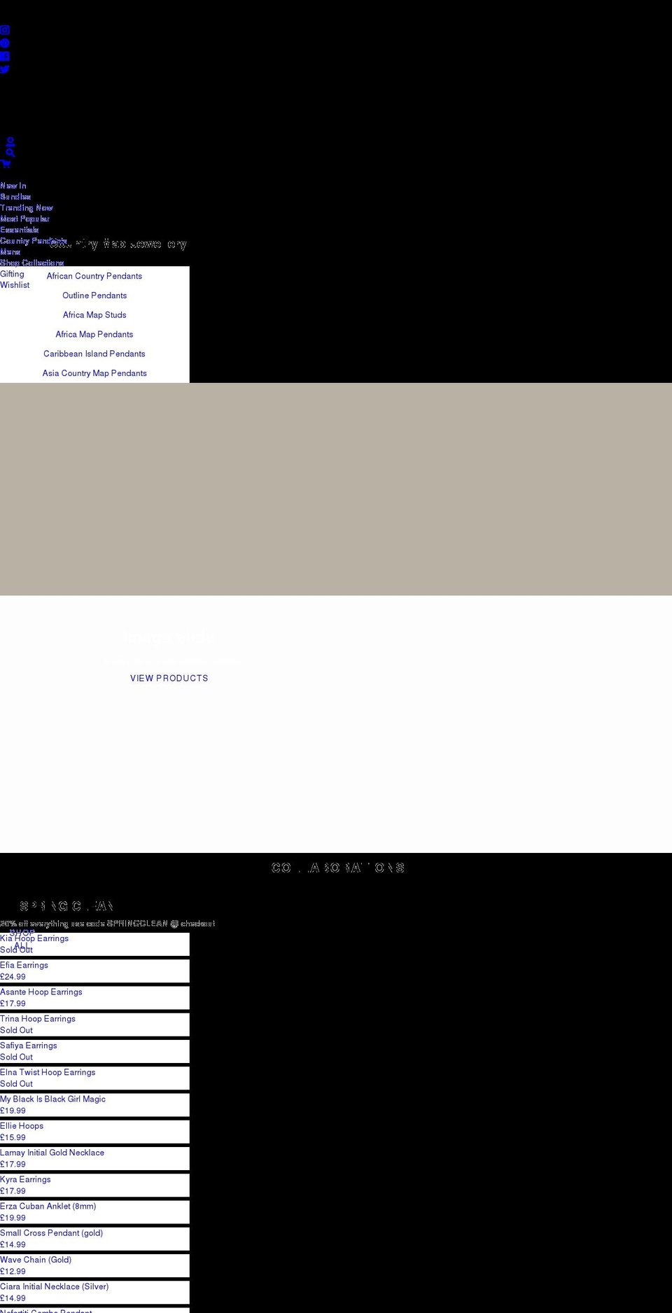 kionii.com shopify website screenshot