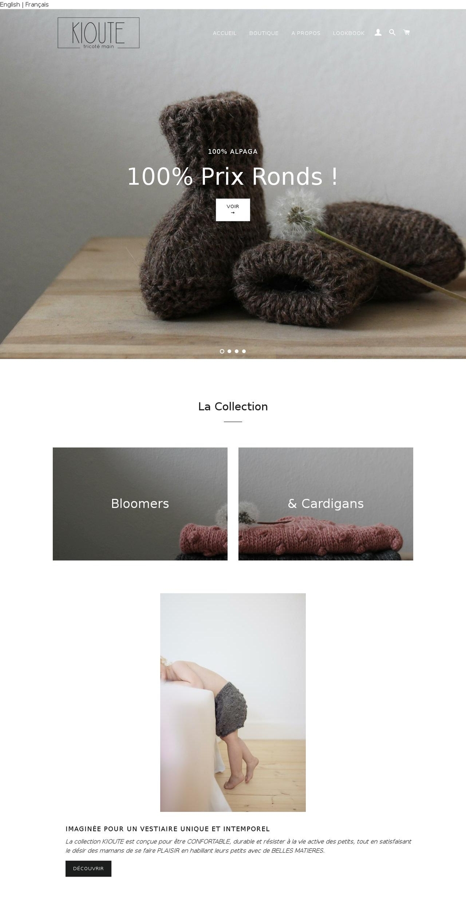 kioute.com shopify website screenshot