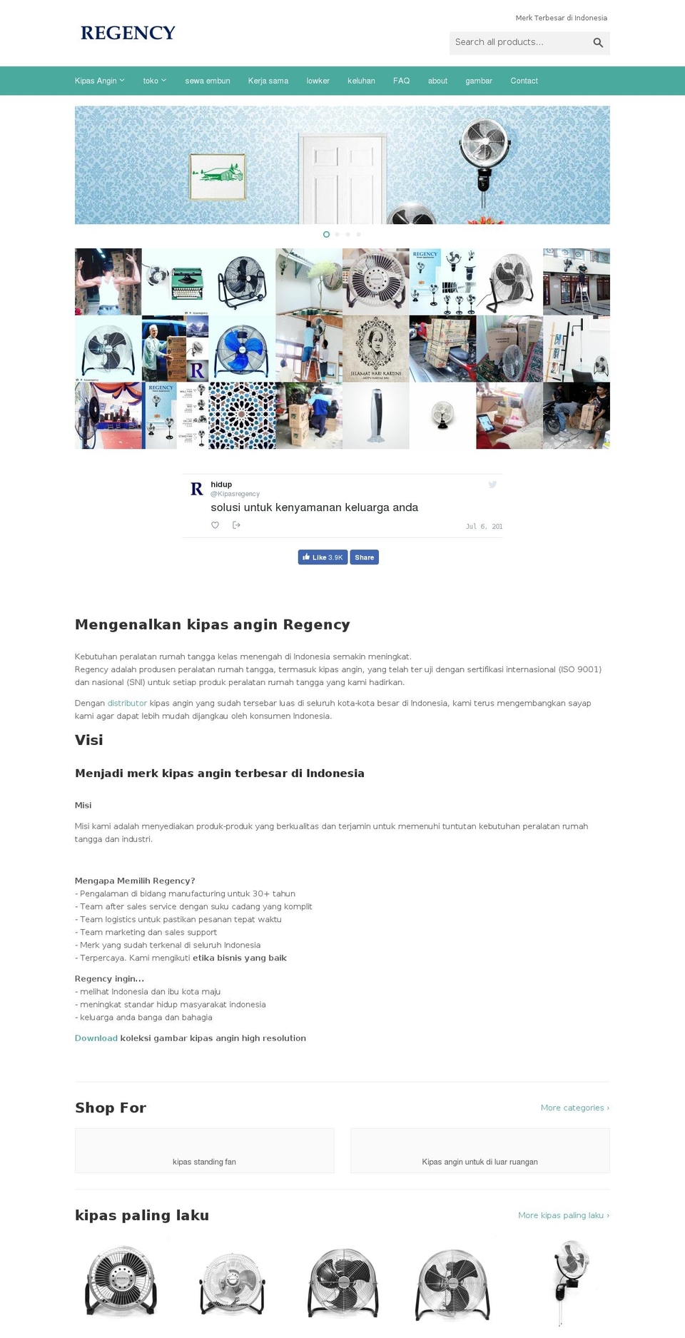 kipasangin.net shopify website screenshot