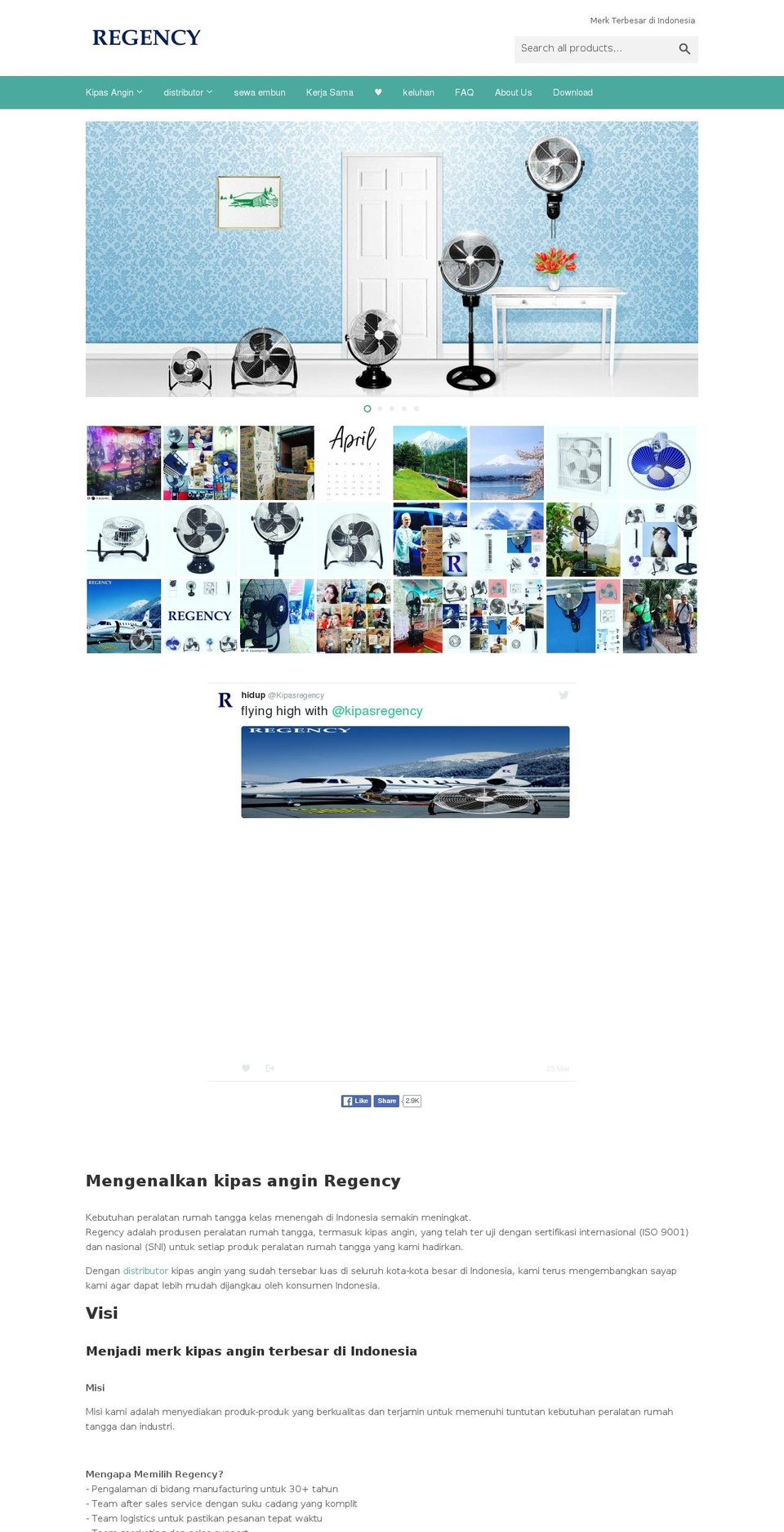 kipasregency.com shopify website screenshot
