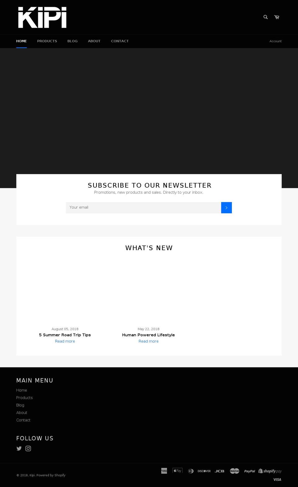 kipi.us shopify website screenshot