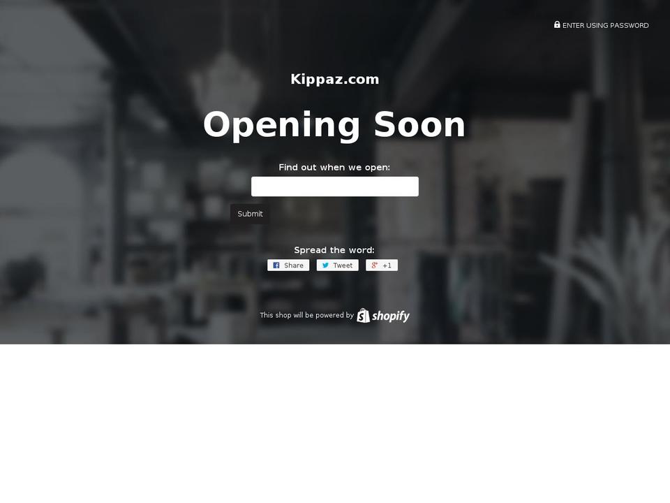 kippaz.com shopify website screenshot
