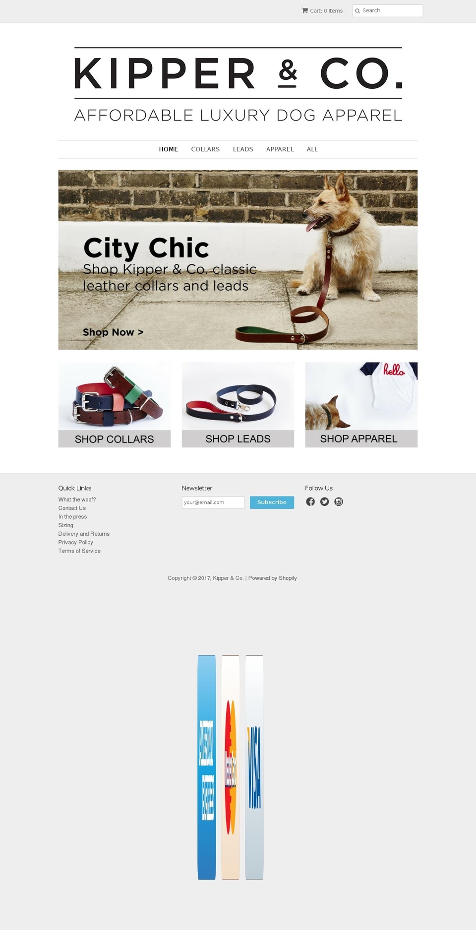 kipperandco.com shopify website screenshot