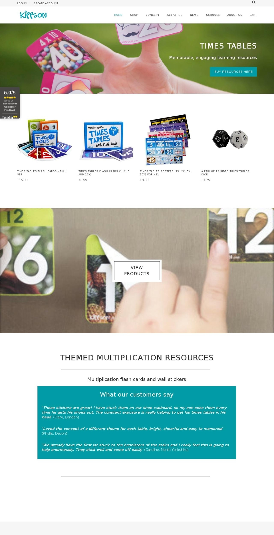 kippson.com shopify website screenshot