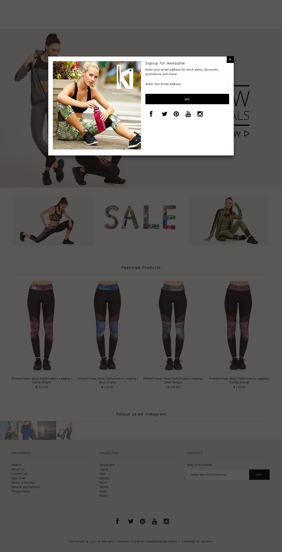 kipronyc.com shopify website screenshot