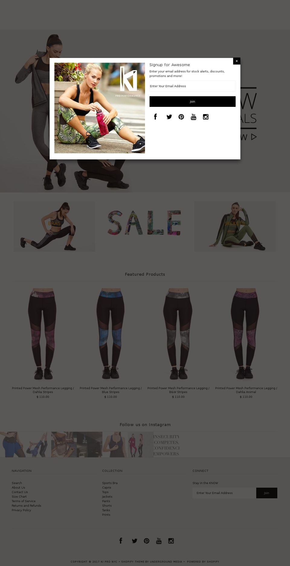 kiproperformance.com shopify website screenshot