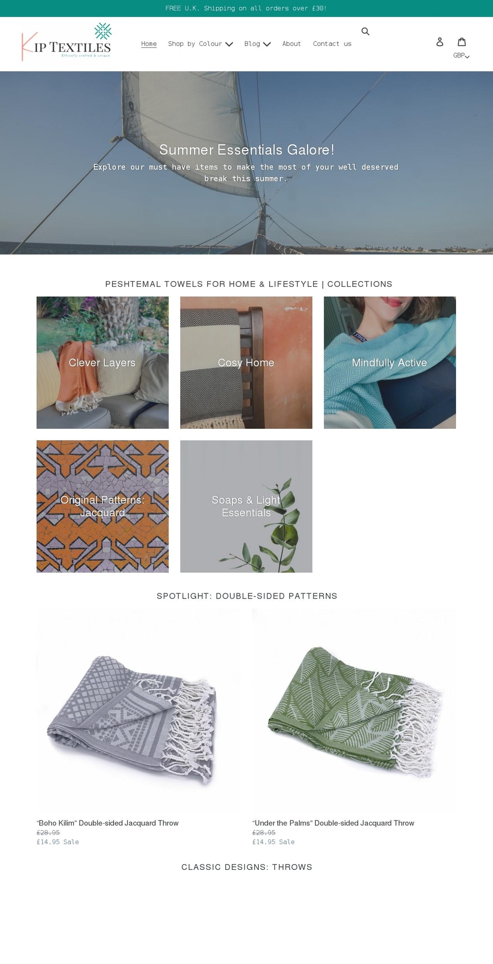 kipsakes.com shopify website screenshot