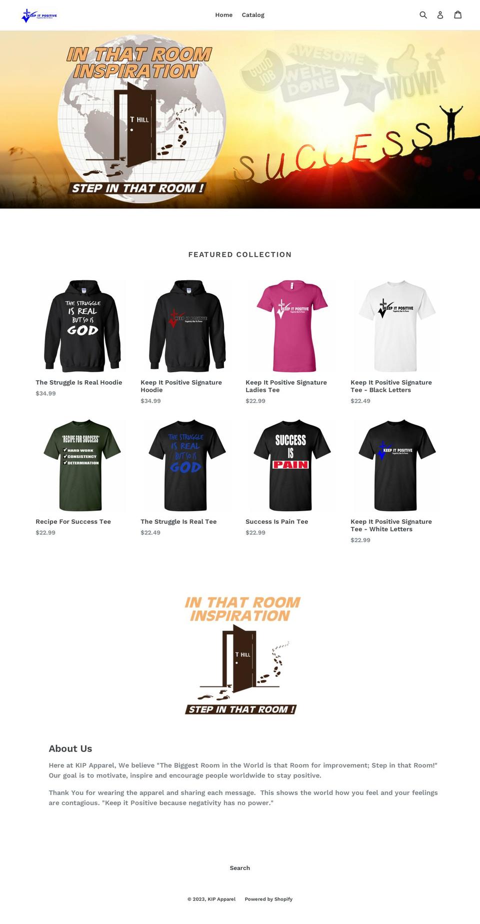kipshirts.com — Shopify storefront screenshot
