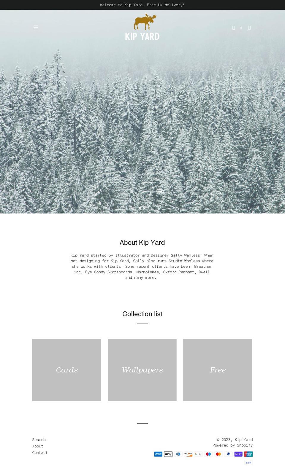kipyard.com — Shopify storefront screenshot