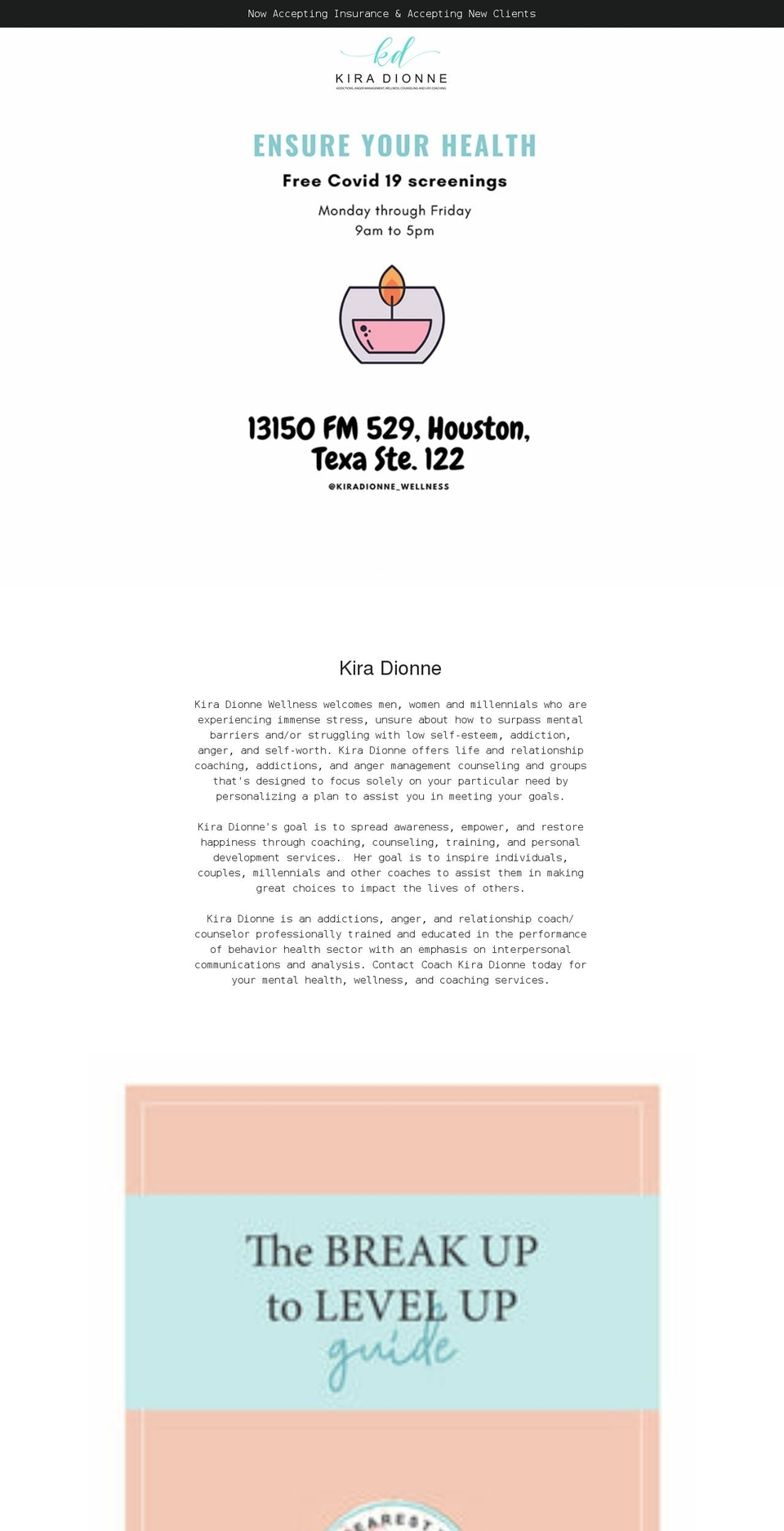 kiradionne.com shopify website screenshot