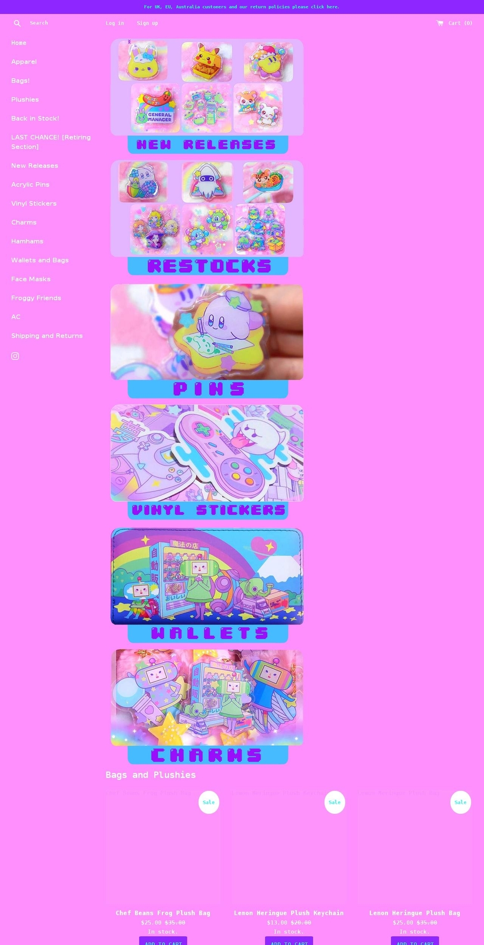 kirakirakarakasa.com shopify website screenshot