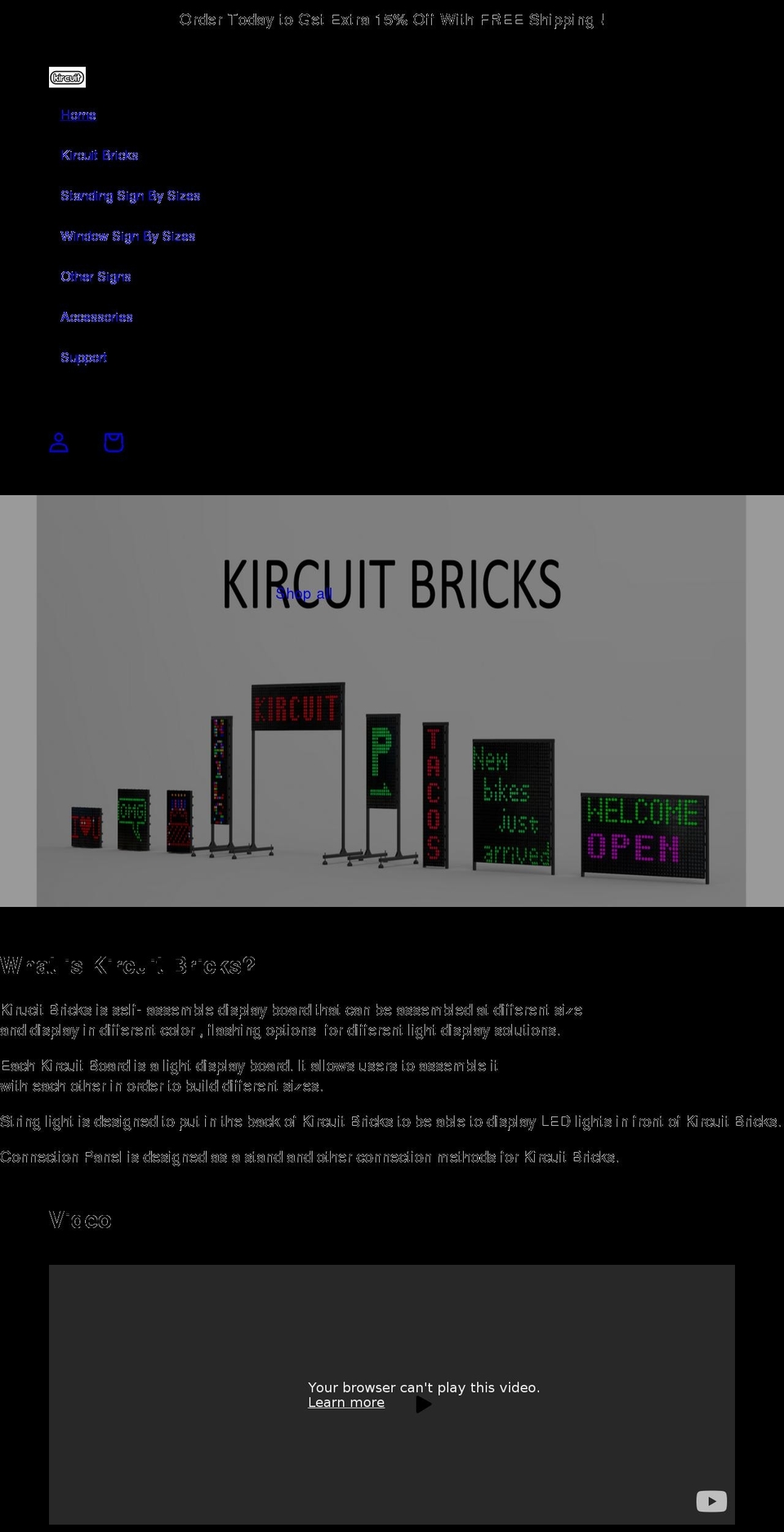 kircuit.com shopify website screenshot
