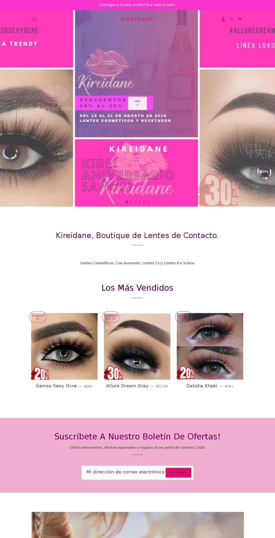 kireidane.com — Shopify storefront screenshot
