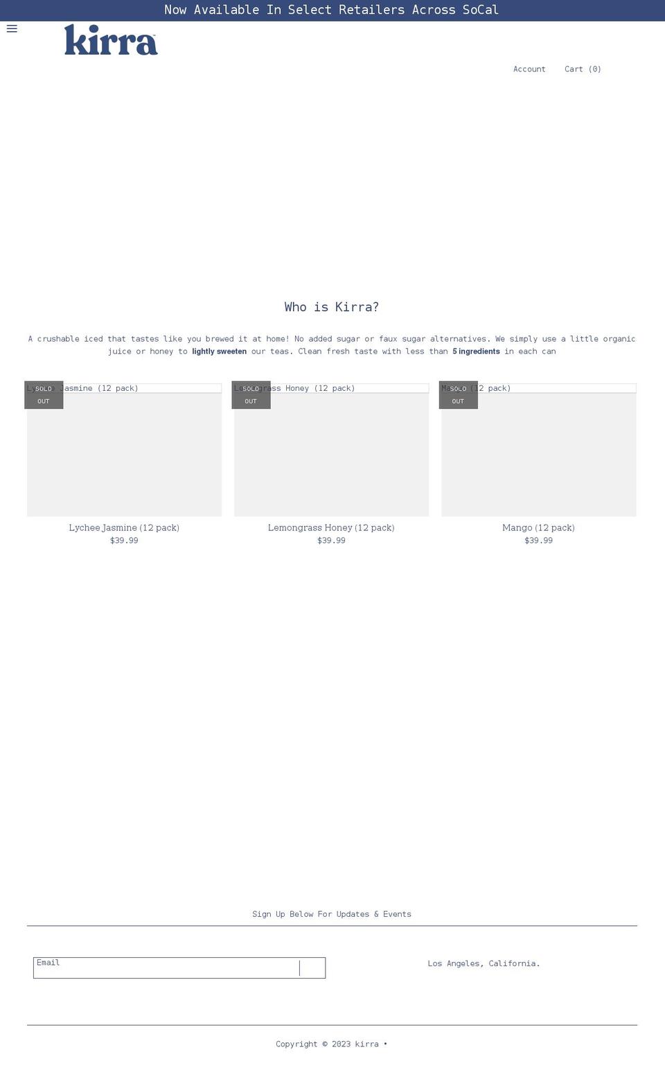 kirralife.com shopify website screenshot