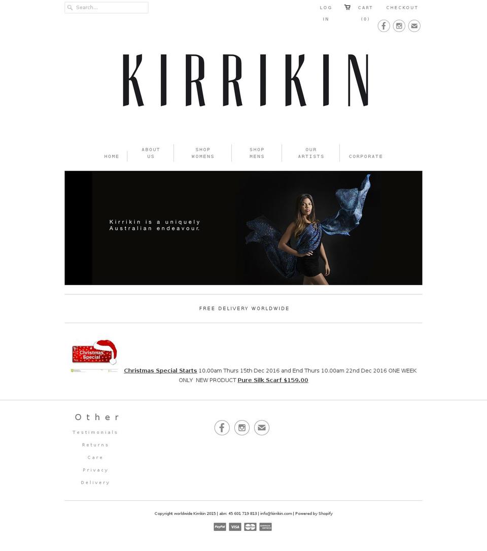 The Cut Updates Shopify theme site example kirrikin.com