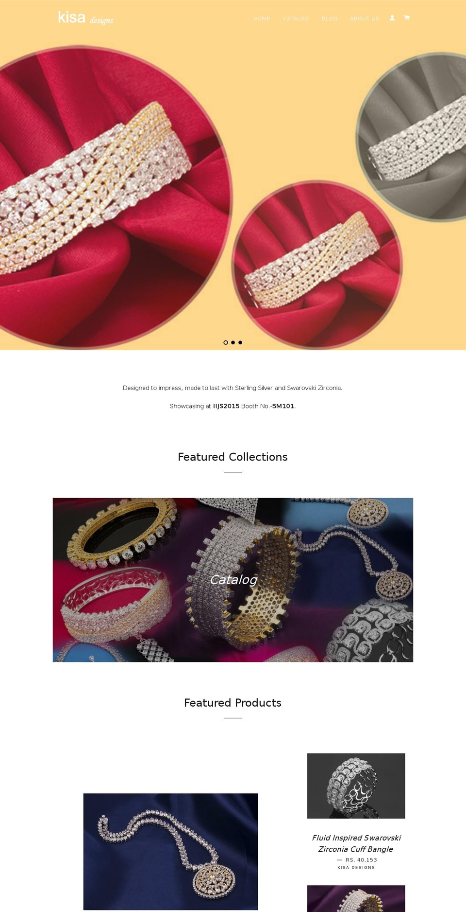 kisadesigns.com shopify website screenshot