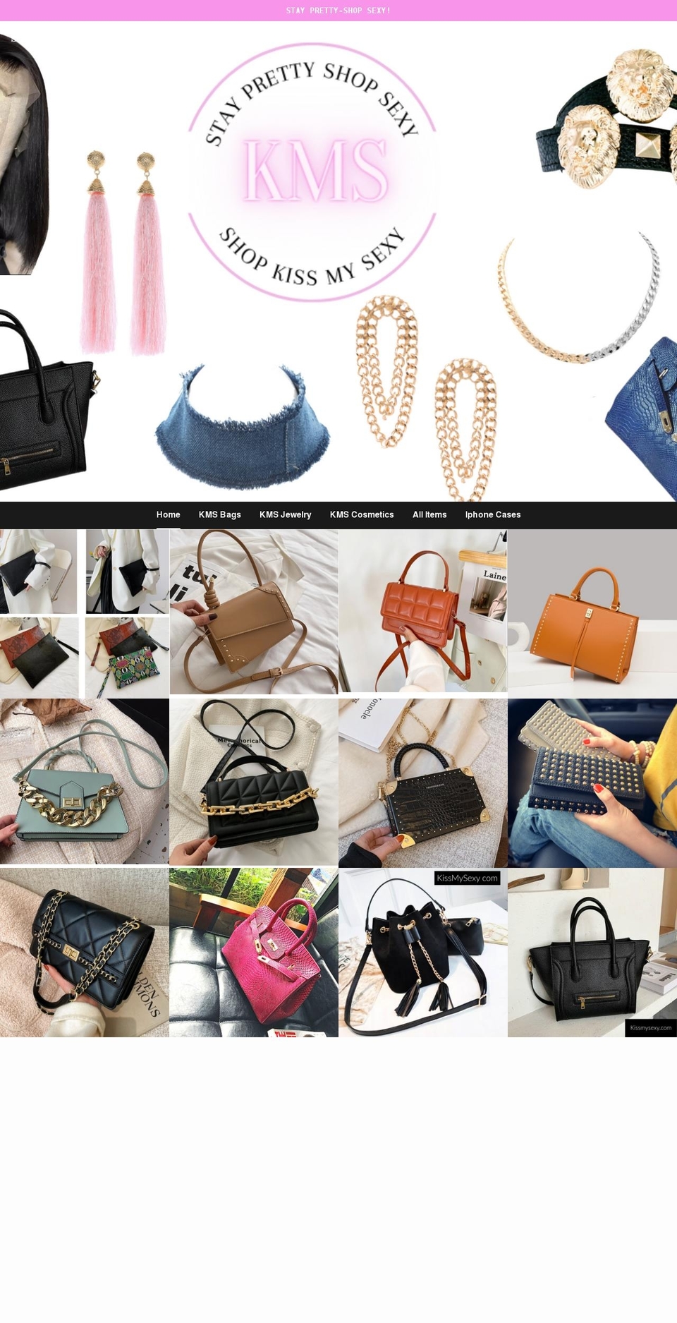 kissmysexy.com shopify website screenshot