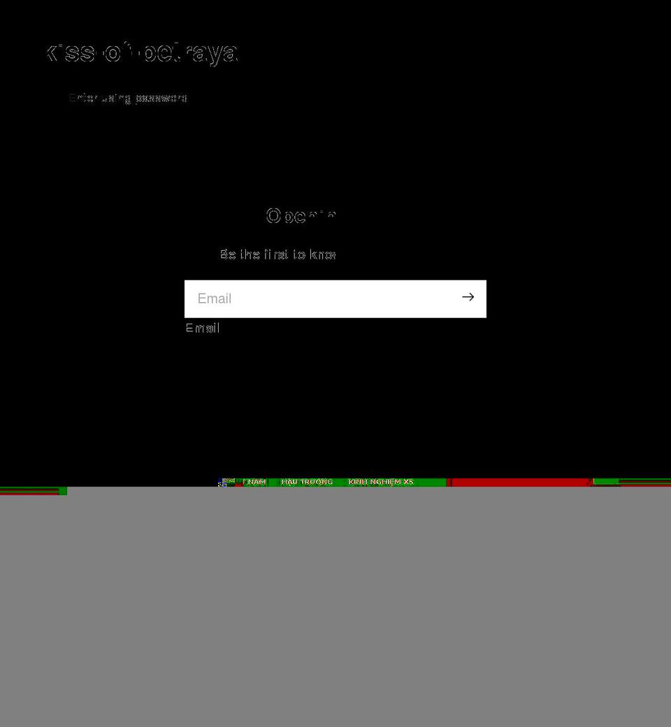 kissofbetrayal.com shopify website screenshot