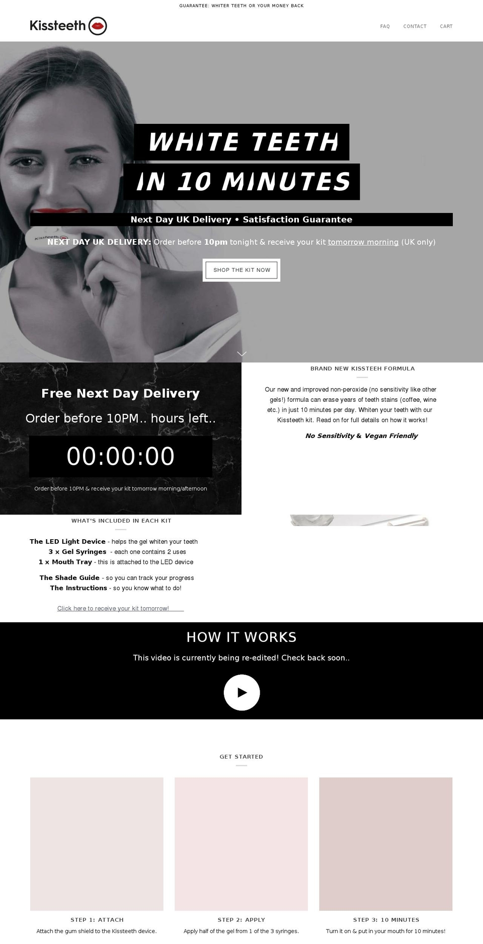 kissteeth.com — Shopify storefront screenshot