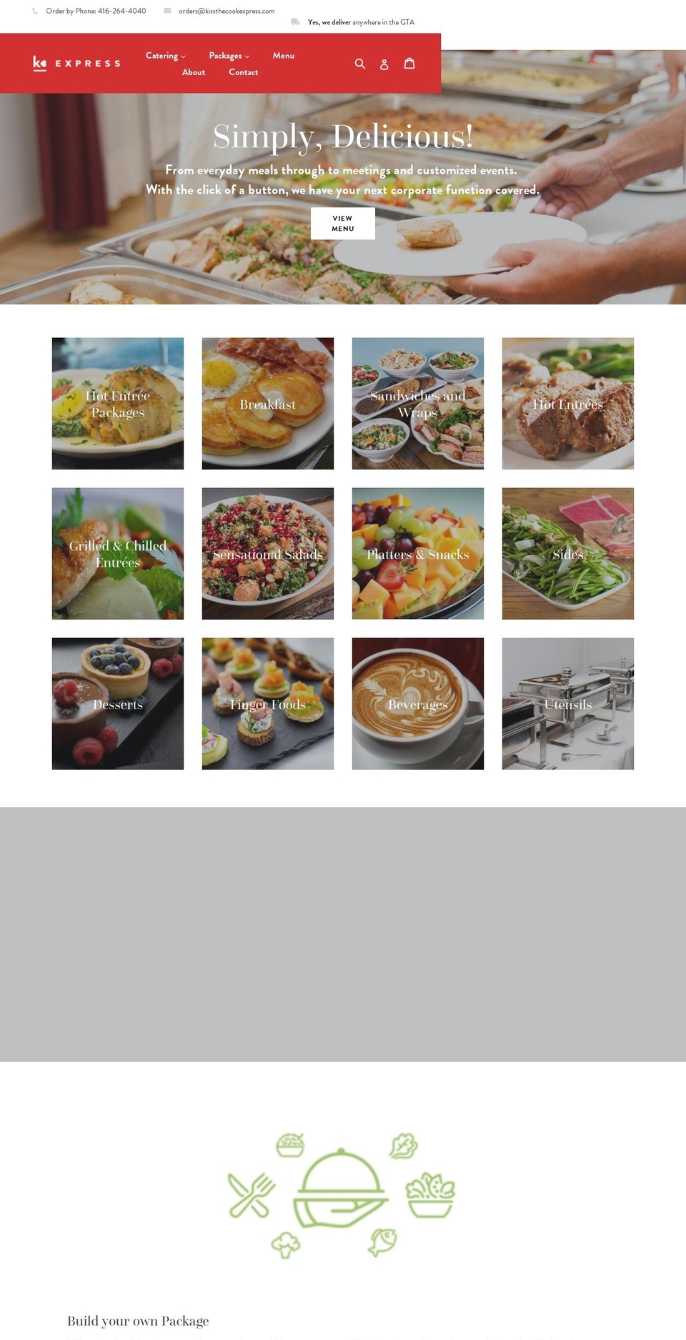 kissthecookexpress.com — Shopify storefront screenshot