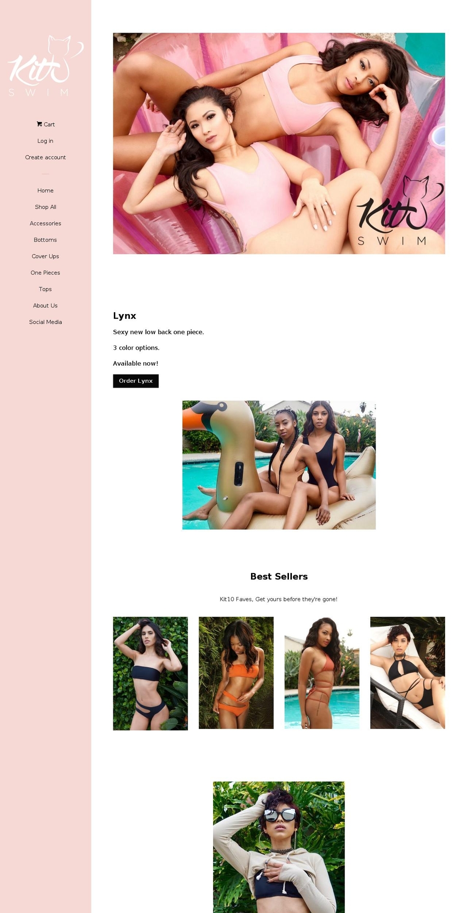 kit10swim.com shopify website screenshot