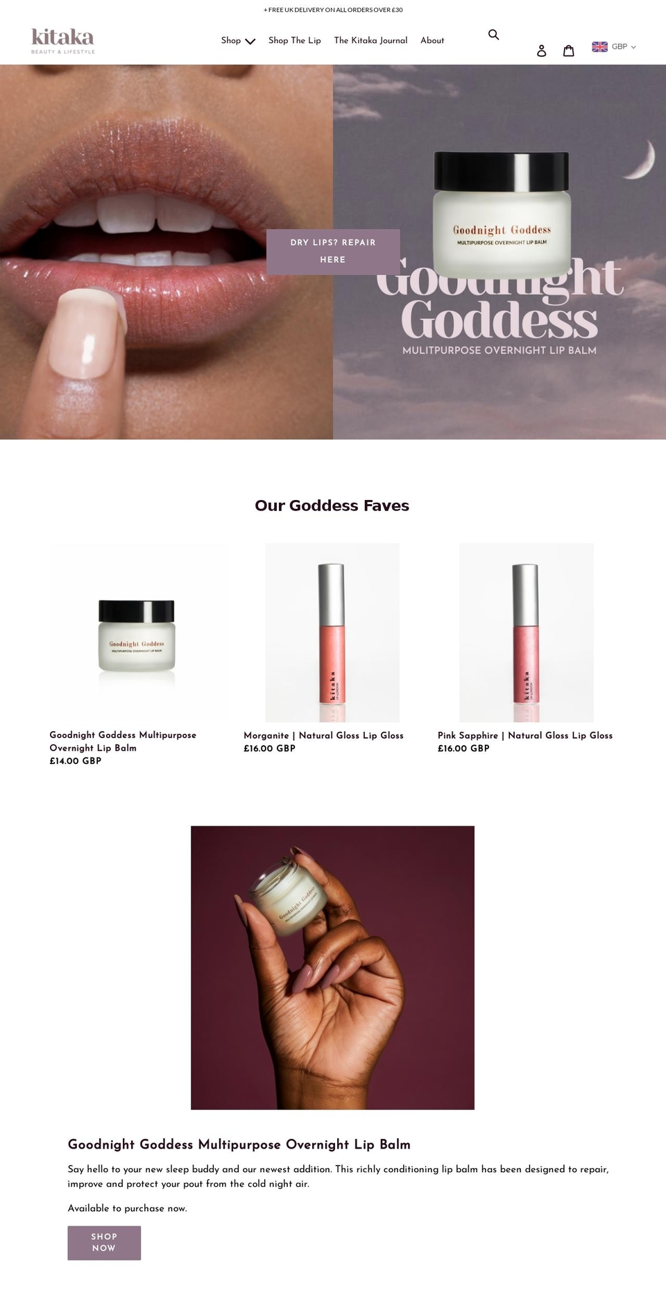 kitakaoflondon.co.uk shopify website screenshot