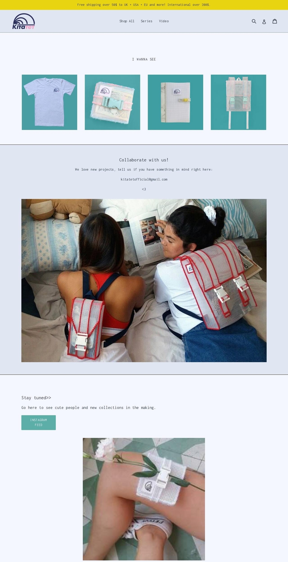 kitatet.com shopify website screenshot