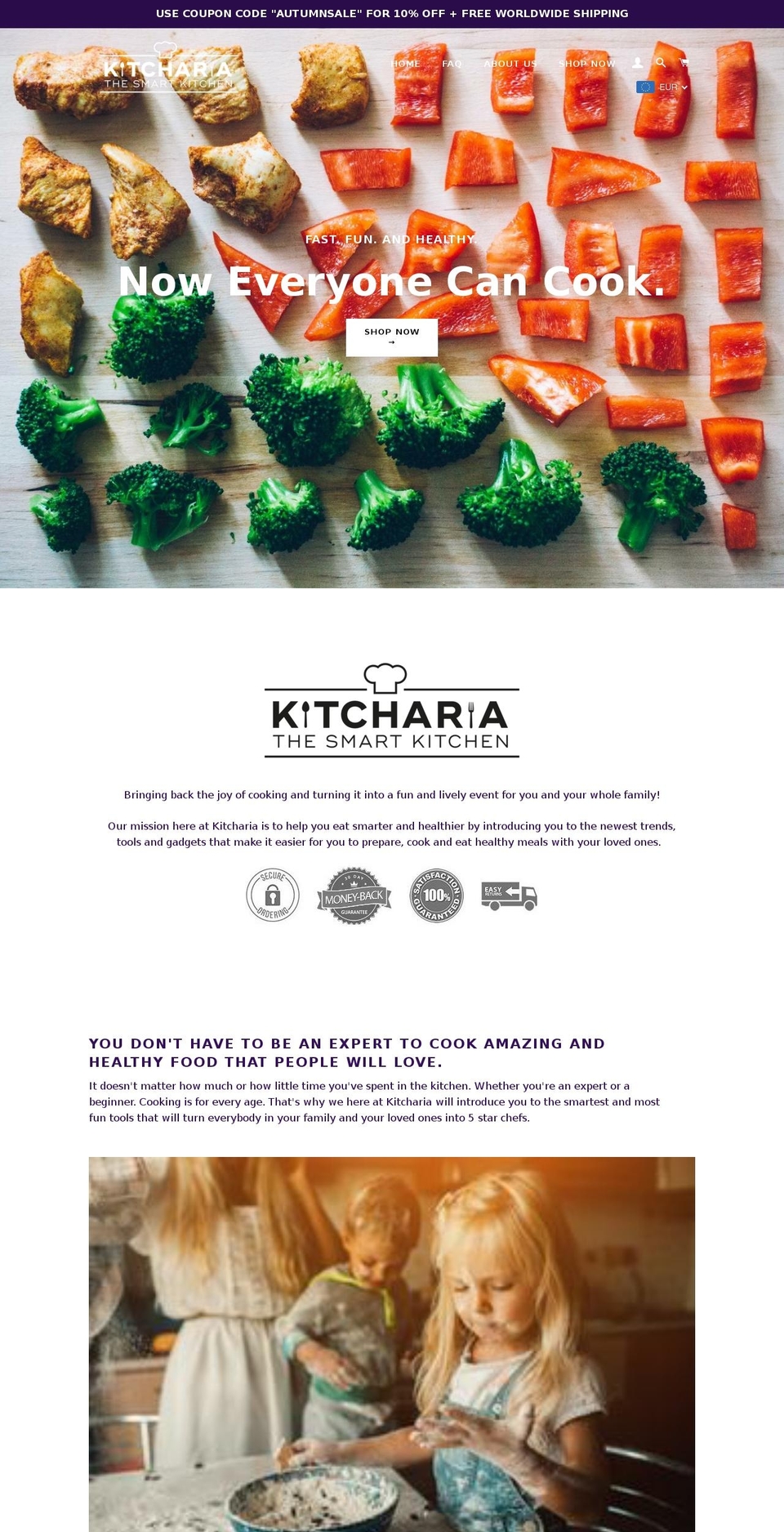 kitcharia.com — Shopify storefront screenshot
