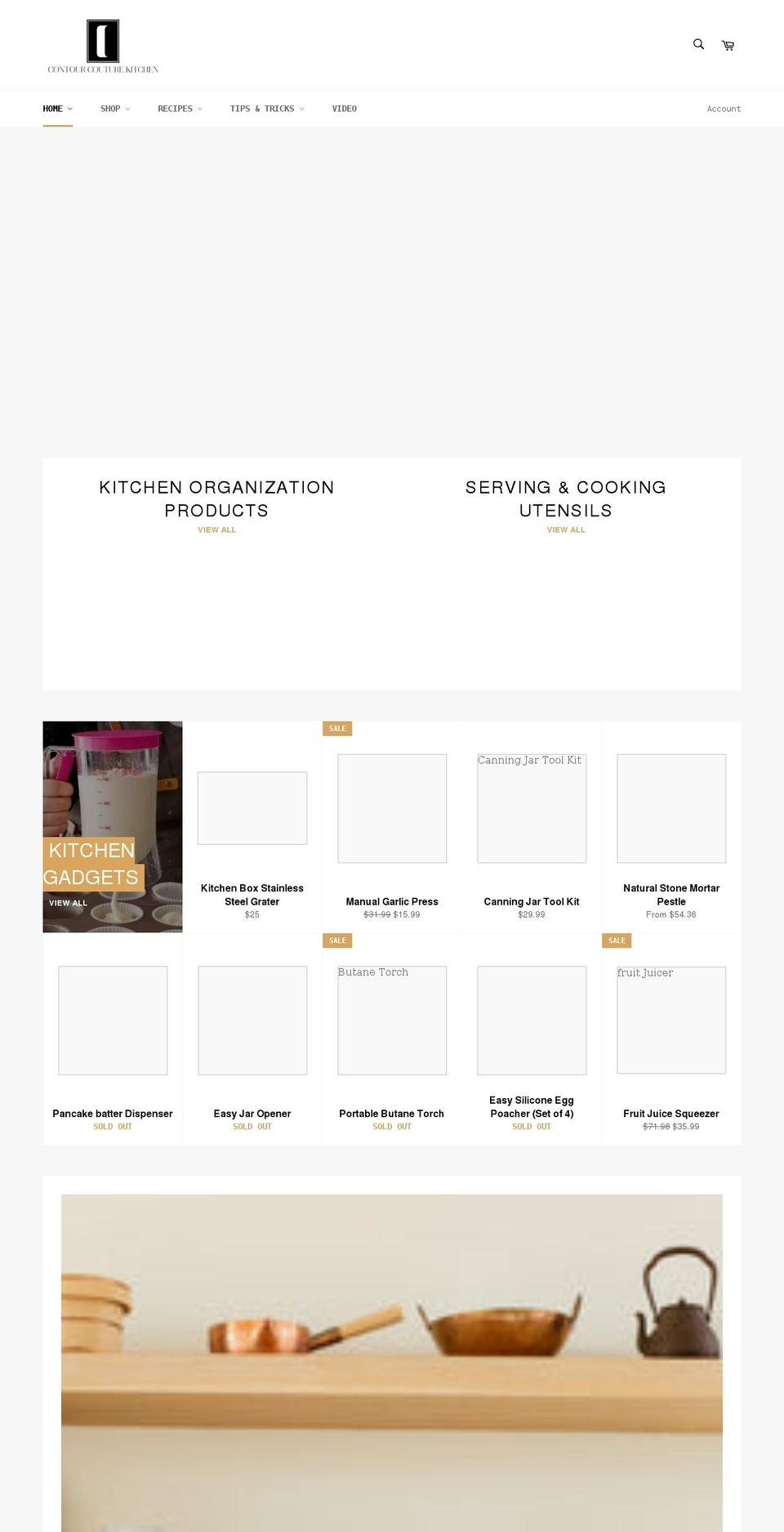 kitchen-couture.com shopify website screenshot