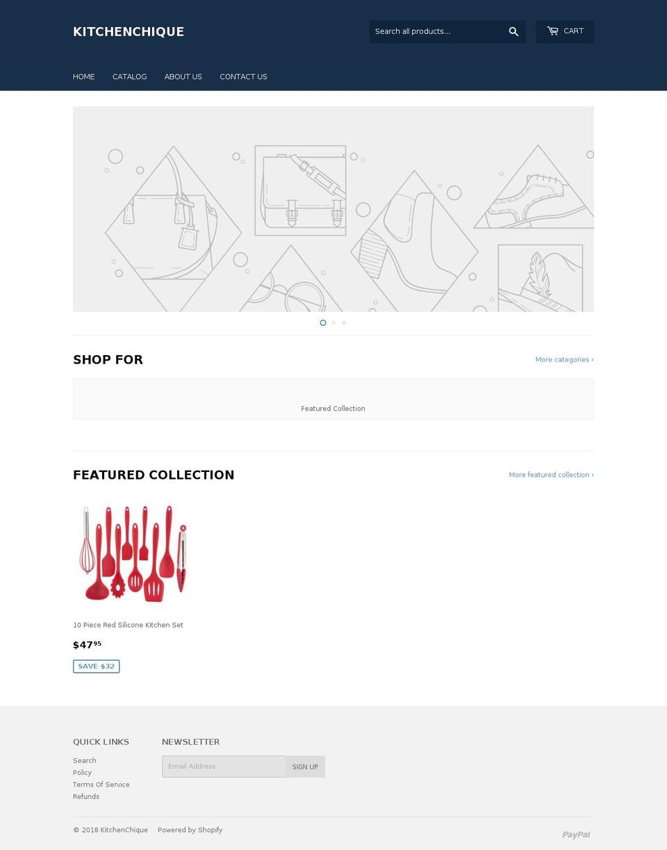 kitchenchique.com — Shopify storefront screenshot