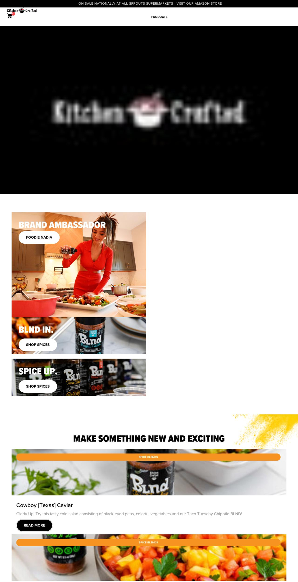 kitchencrafted.com shopify website screenshot