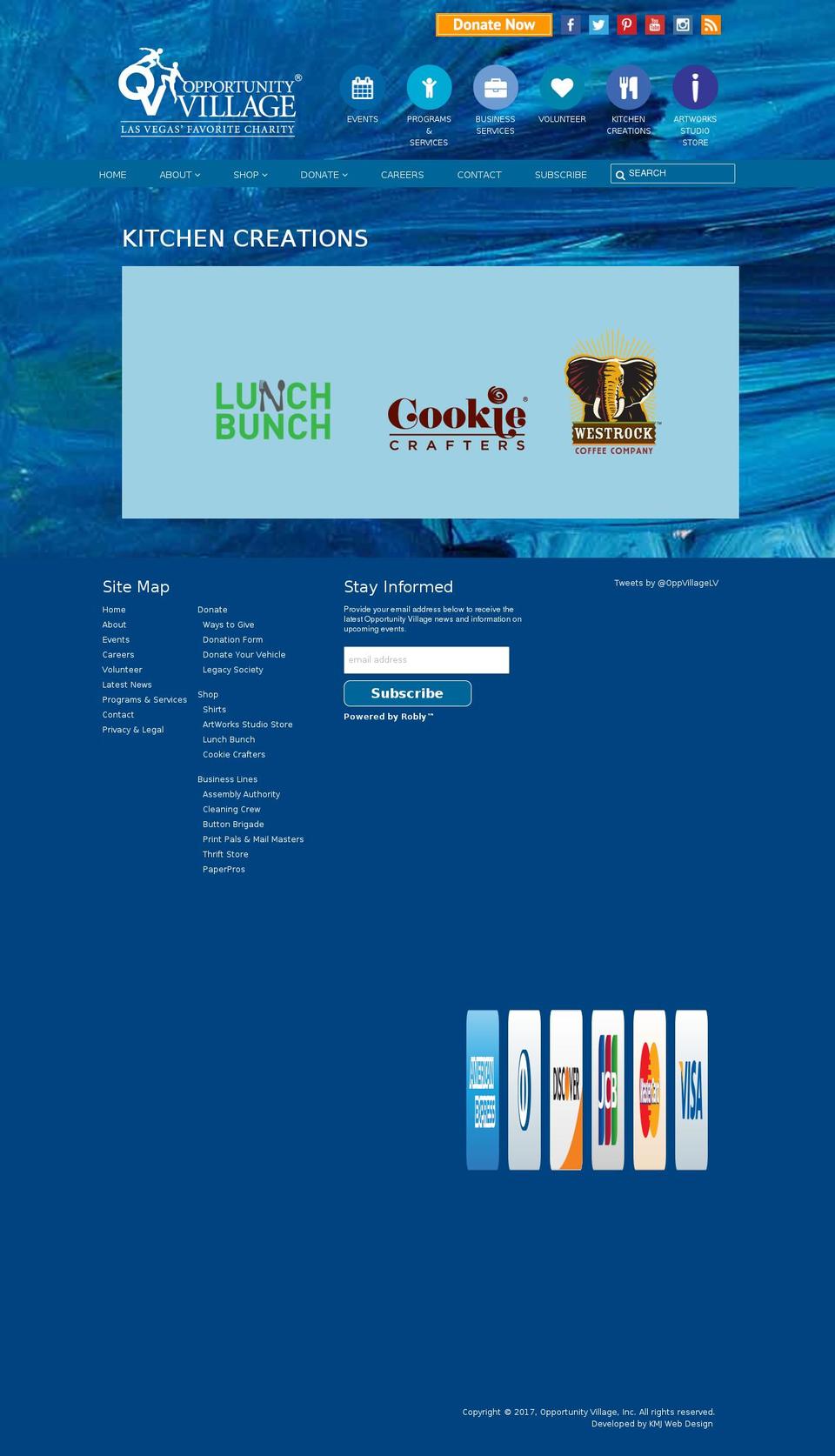 kitchencreationscafelv.com shopify website screenshot