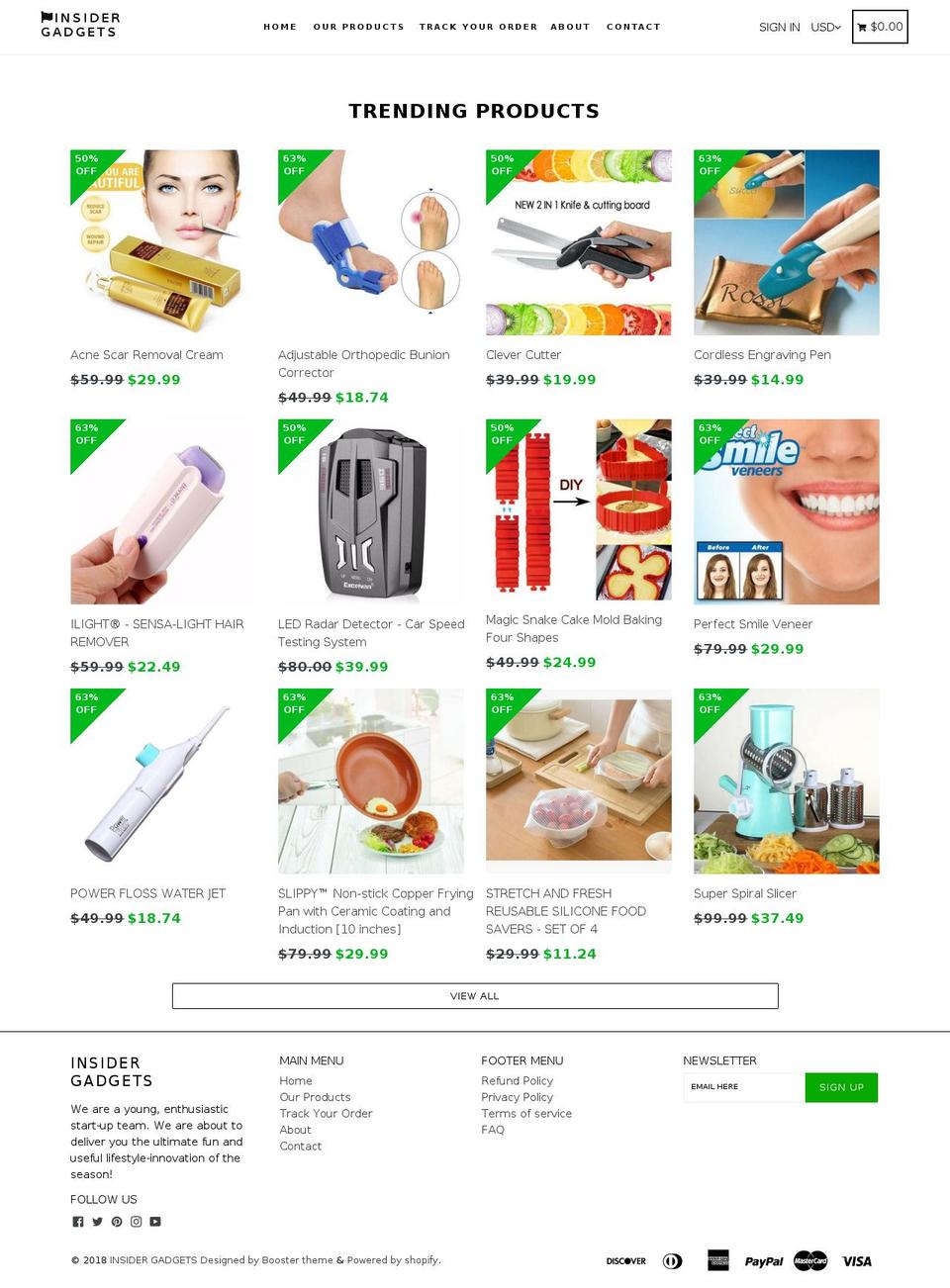 kitchendeals.net shopify website screenshot