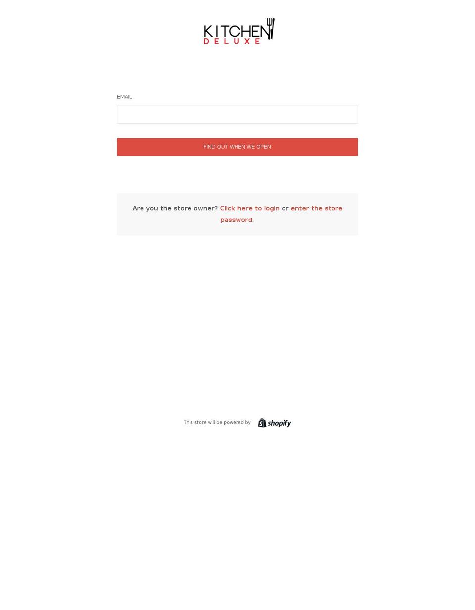 kitchendeluxe.net shopify website screenshot