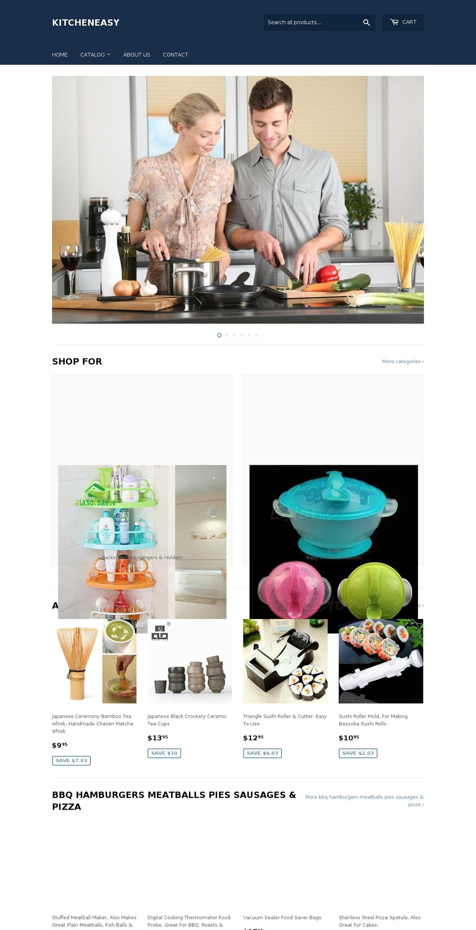 kitcheneasy.store shopify website screenshot