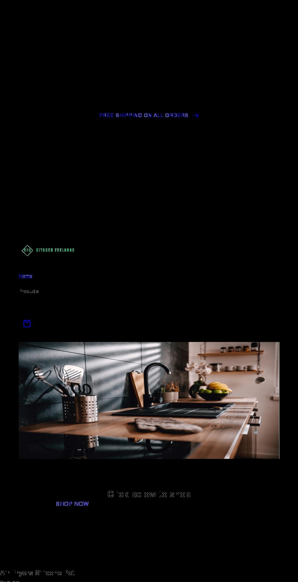 kitchenfeelgood.com shopify website screenshot