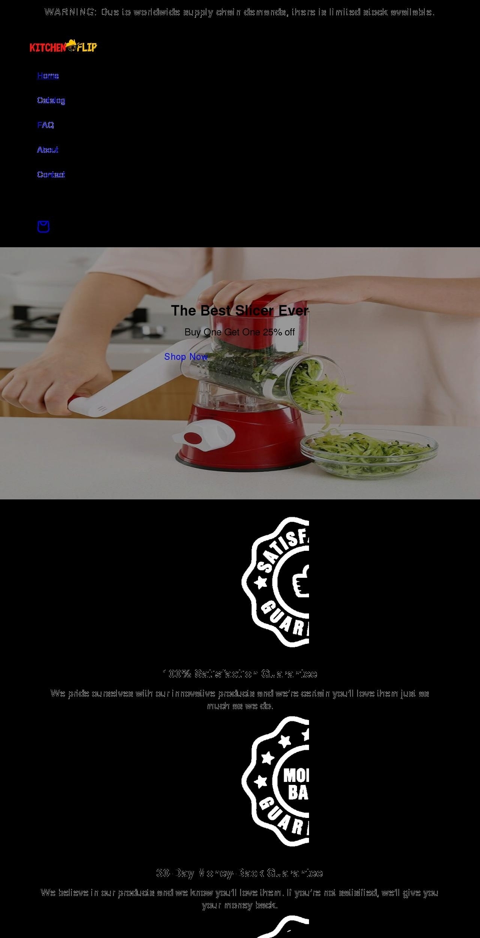 kitchenflip.net shopify website screenshot