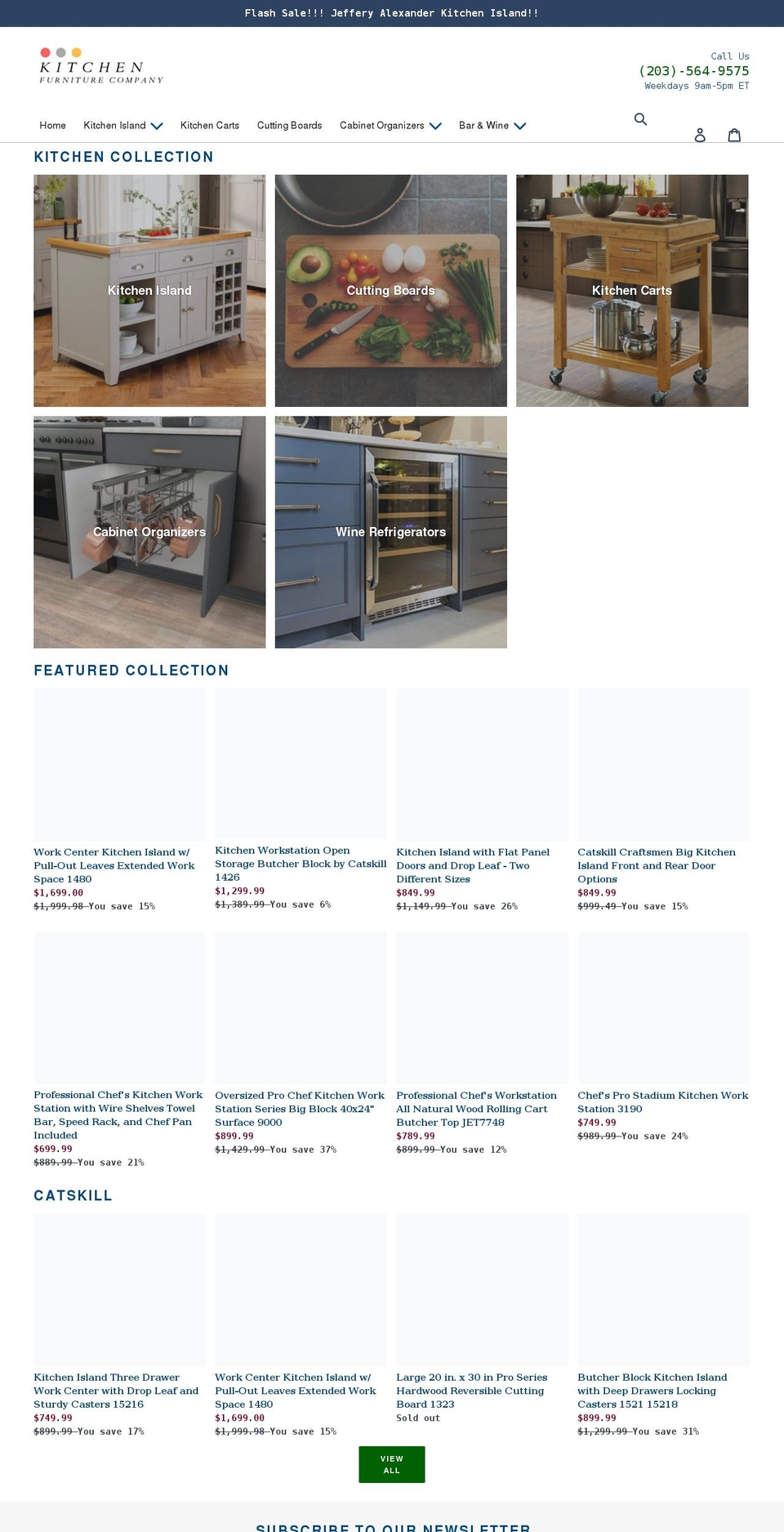 Dsl-version- with Installments message Shopify theme site example kitchenfurniturecompany.com