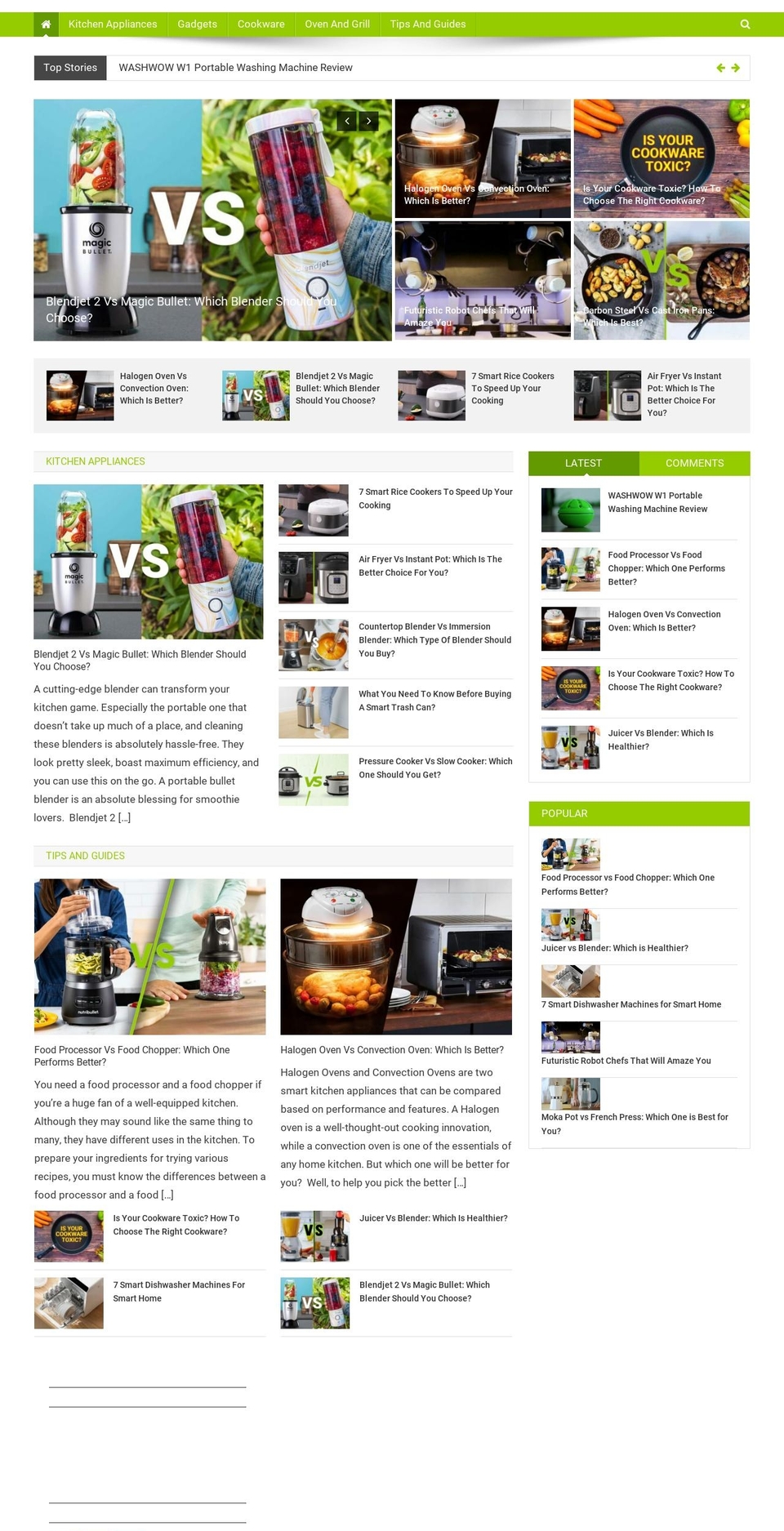 kitchengadgetszone.com — Shopify storefront screenshot